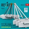 RESKIT RSU48-0549 Mi-8 Hip weapon mounting frame with BD3-57KrV for Trumpeter kit (USSR/UKRAINE Early) (2 pcs) (3D Printed) (1/48)